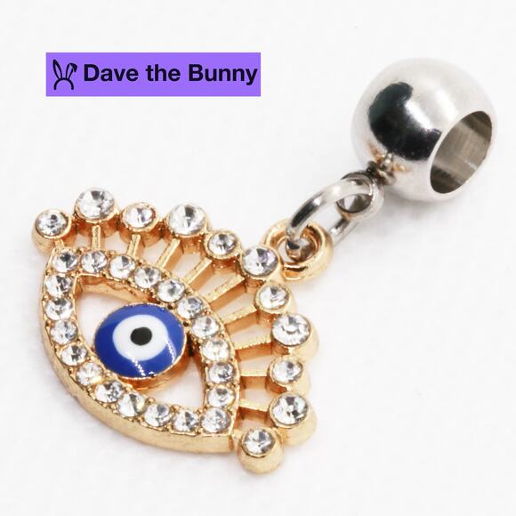 Evil Eye Charms for Bracelets - Evil Eye Decor for a Necklace - Picture 3 of 5